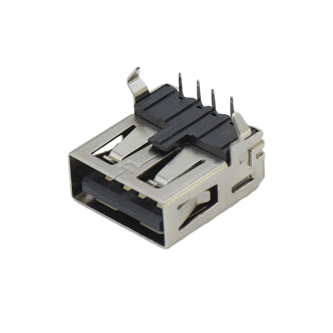 USB2.0 AF DIP 打青蛙脚 后盖外扣式 无卷边
