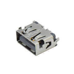 USB2.0 AF 沉板式3.6mm 四脚插板 无卷边 贴唛拉