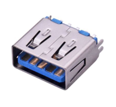 USB3.0 AF 夹板式0.8mm L=15.0mm 平口