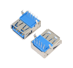 USB3.0 AF 90度插板 弯脚 有边