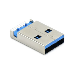 USB3.0 AM SMT沉板式2.2mm L=18.75mm 有柱