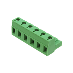 PHOENIX  1766929  绿色端子台  6PIN   间距：7.5MM  接线方式:带压片的螺钉连接