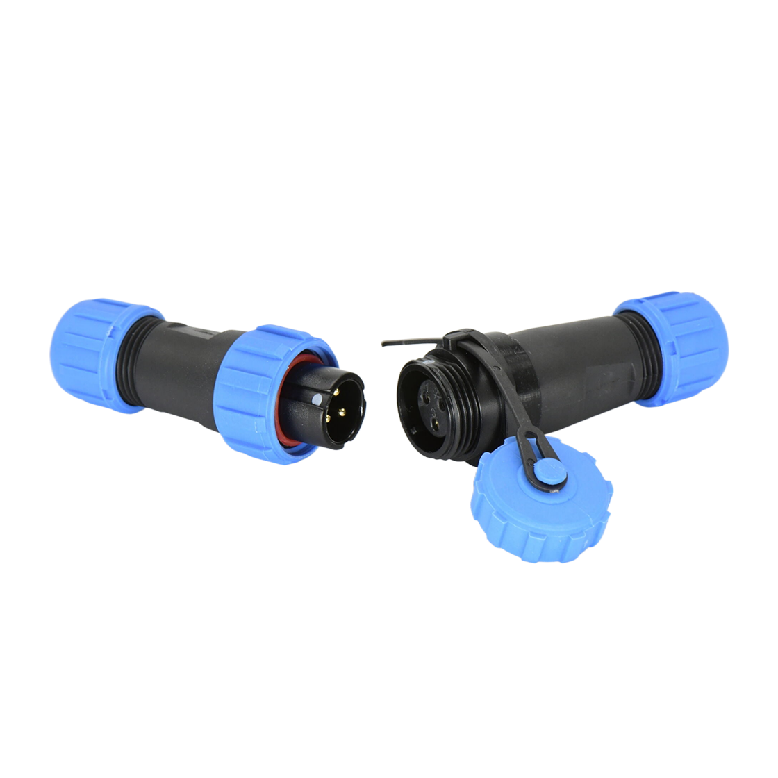DP11系列 圆形航空插头 3芯电缆对接母插座 电缆直径4-6.5mm