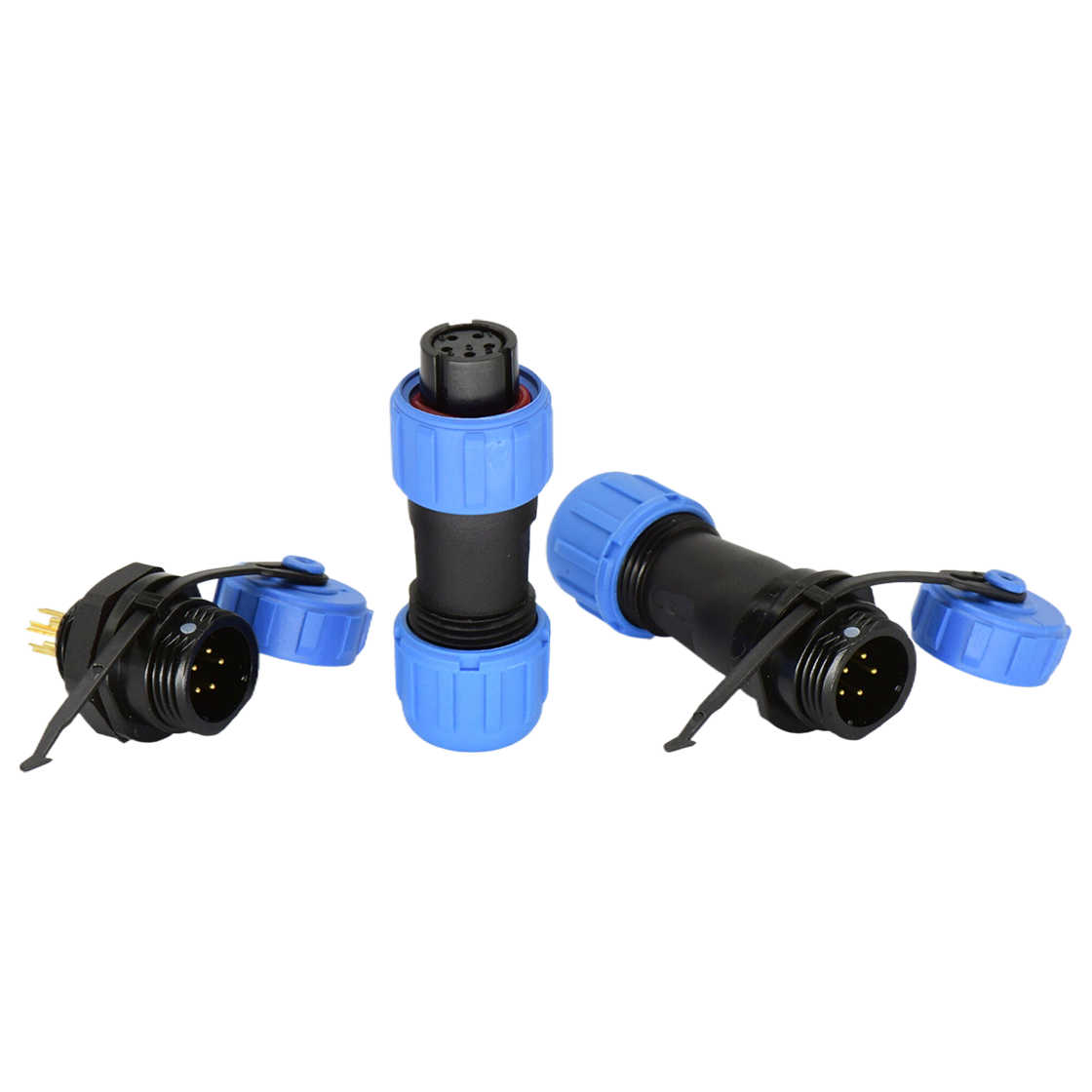 DP11系列 圆形航空插头 5芯电缆母插头 电缆直径4-6.5mm