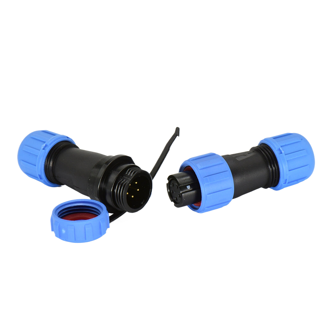 DP11系列 圆形航空插头 5芯电缆对接公插座 电缆直径4-6.5mm