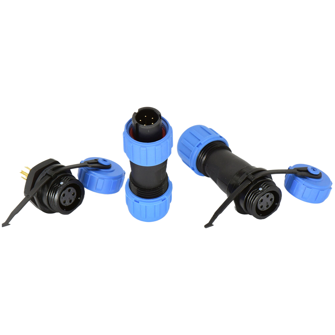 DP11系列 圆形航空插头 5芯电缆对接母插座 电缆直径4-6.5mm