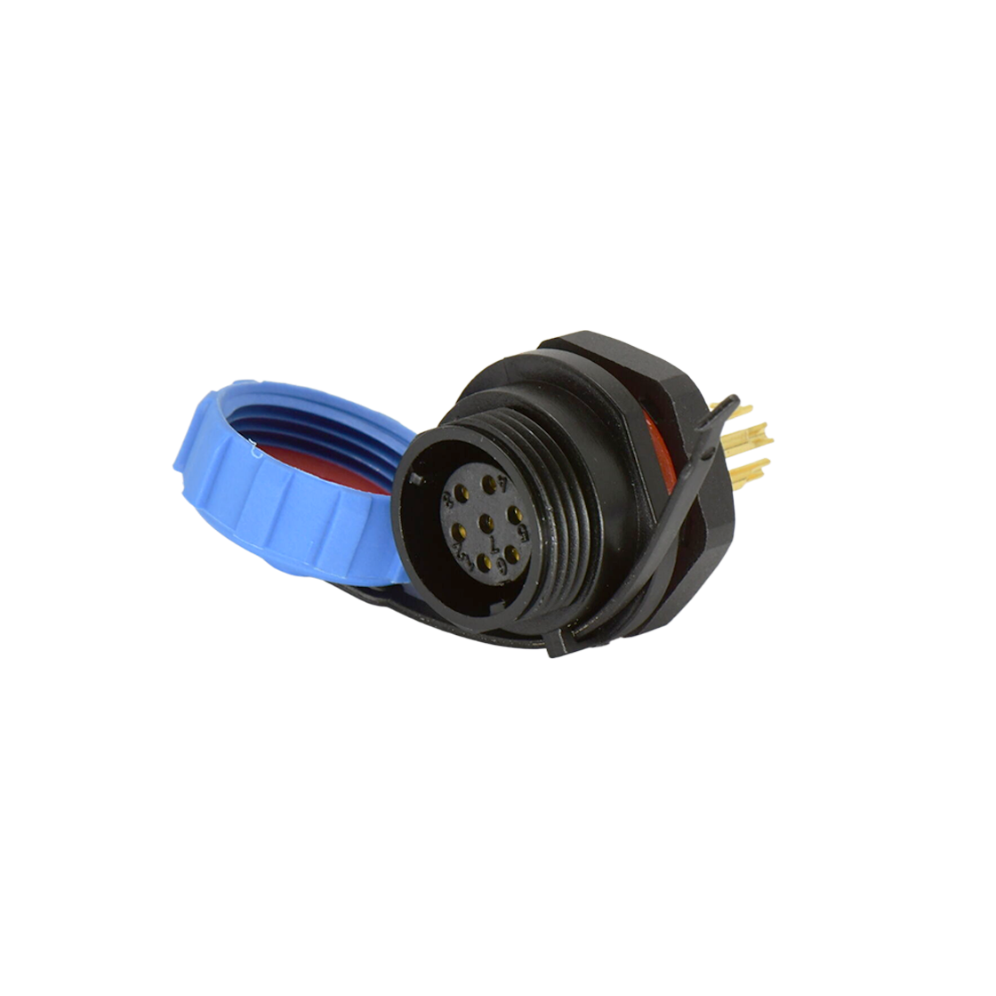 DP13系列 航空插头 7芯后螺母母插座