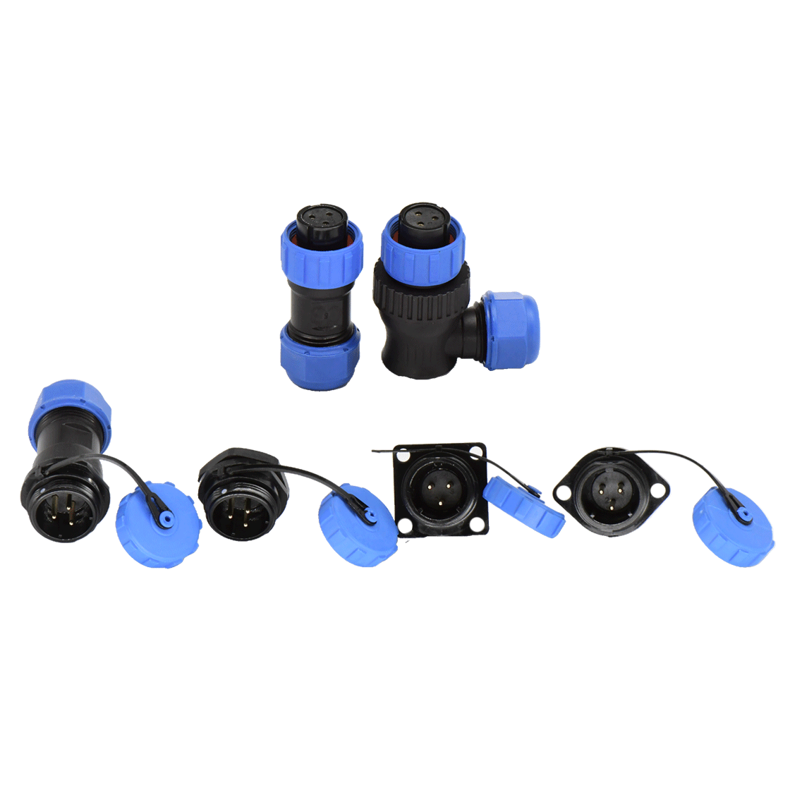 DP17系列 航空插头 3芯电缆母插头 电缆直径7-10mm