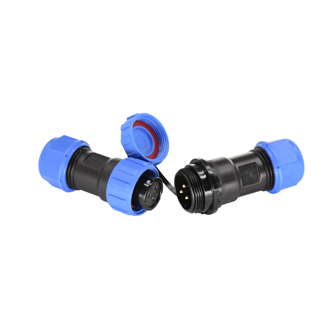 DP17系列 航空插头 3芯电缆对接公插座 电缆直径7-10mm