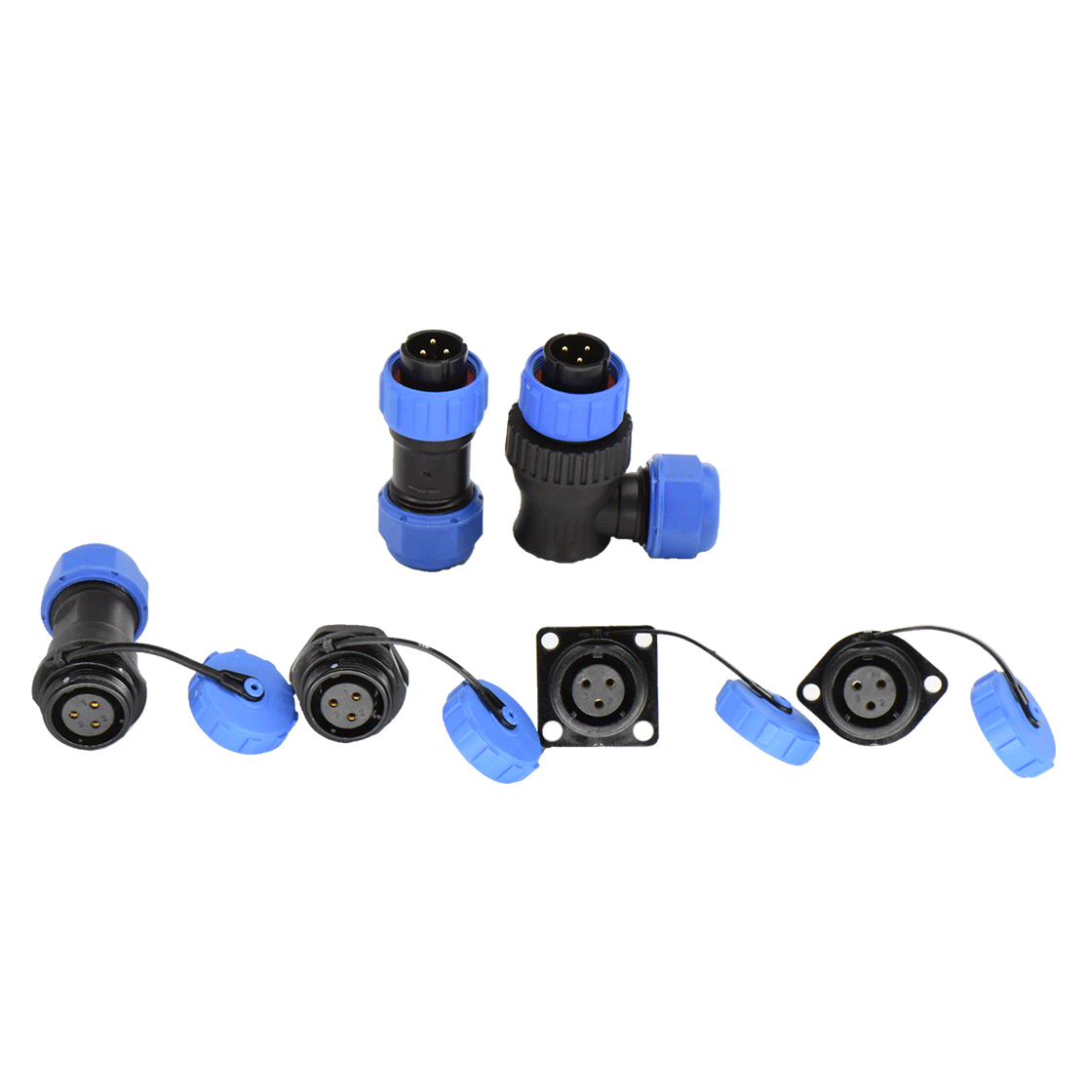 DP17系列 航空插头 3芯电缆公插头 电缆直径7-10mm