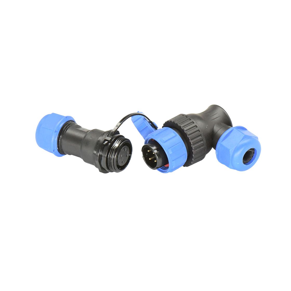 DP17系列 航空插头 4芯电缆对接母插座 电缆直径7-10mm