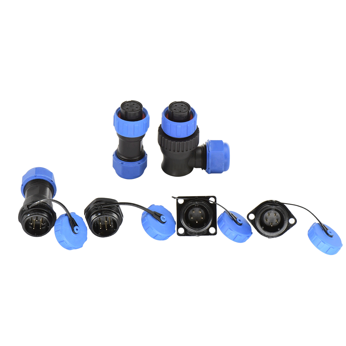 DP17系列 航空插头 5芯电缆母插头 电缆直径7-10mm