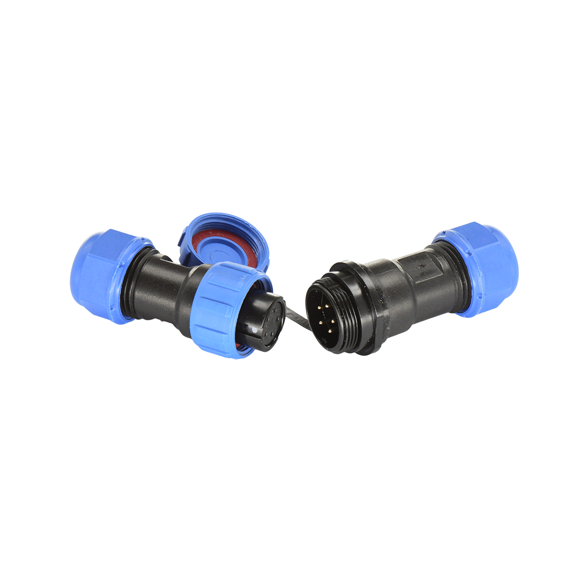 DP17系列 航空插头 5芯电缆对接公插座 电缆直径7-10mm