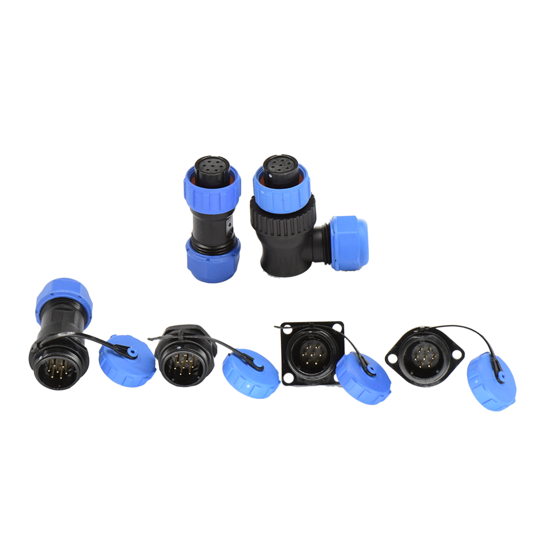 DP17系列 航空插头 7芯电缆母插头 电缆直径7-10mm