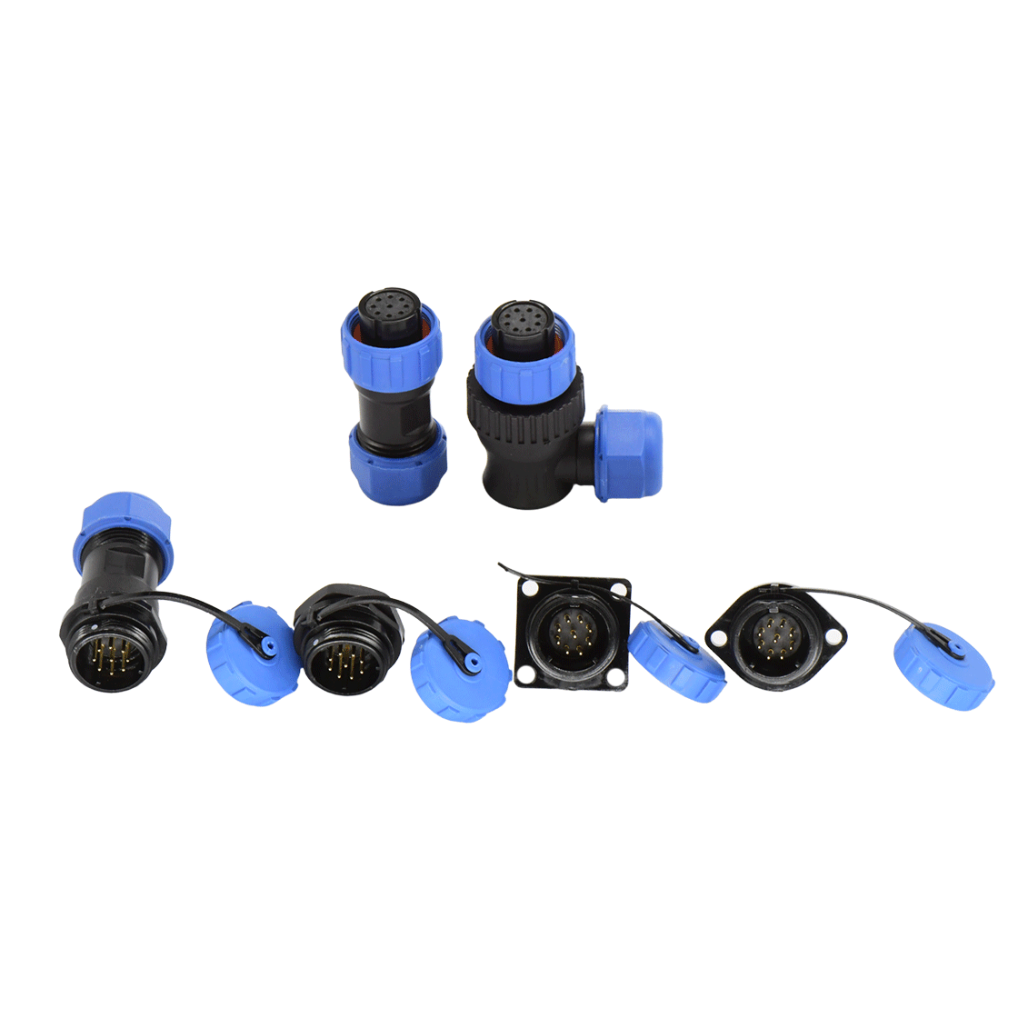 DP17系列 航空插头 9芯电缆母插头 电缆直径7-10mm