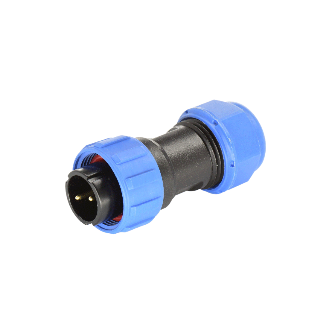 DP17系列 航空插头 2芯电缆公插头 电缆直径7-10mm