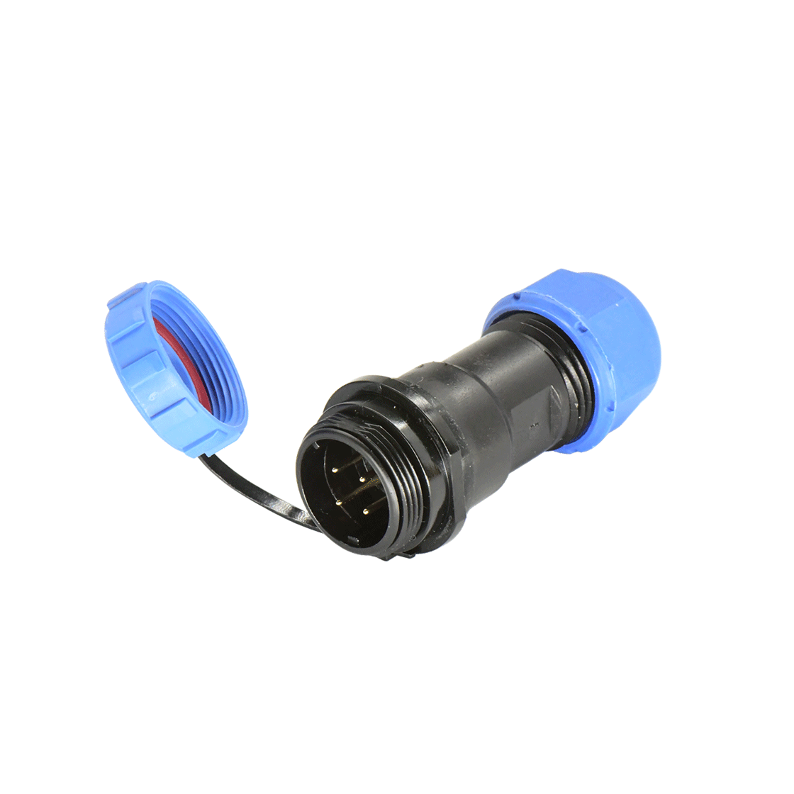 DP17系列 航空插头 4芯电缆对接公插座 电缆直径7-10mm