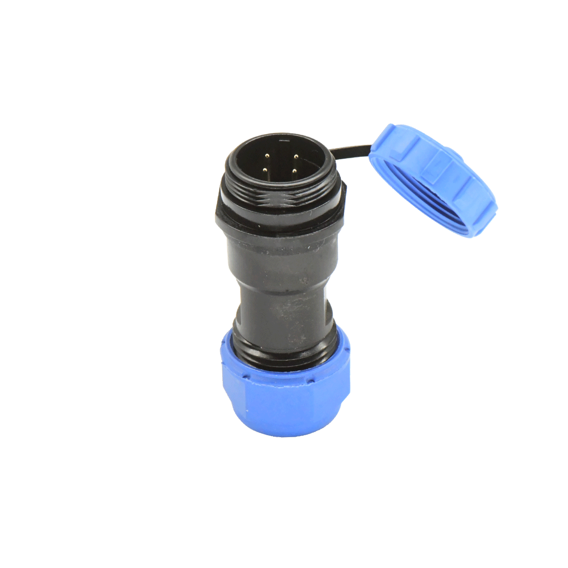 DP17系列 航空插头 4芯电缆对接公插座 电缆直径7-10mm