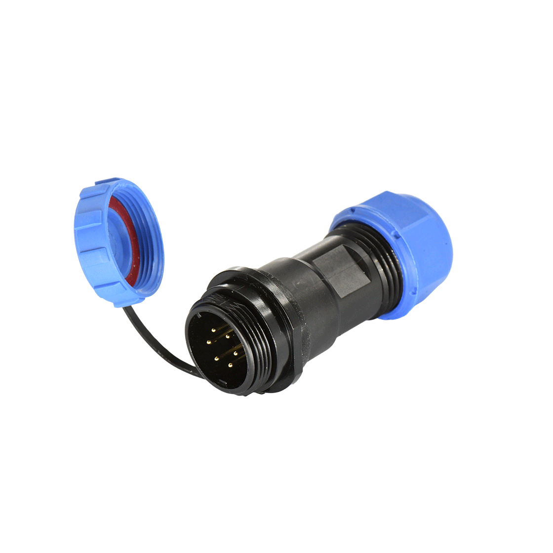 DP17系列 航空插头 6芯电缆对接公插座 电缆直径7-10mm