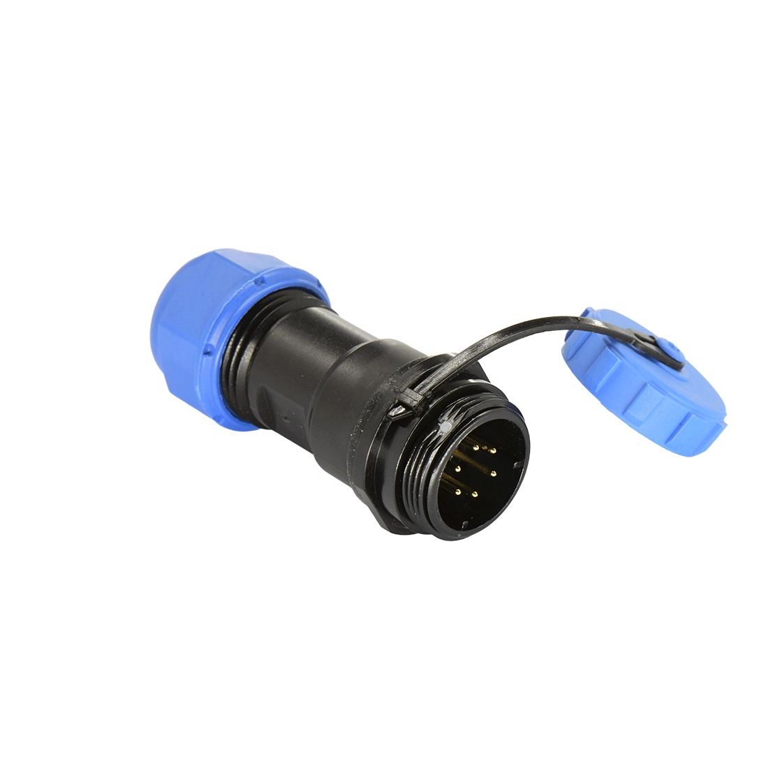 DP17系列 航空插头 6芯电缆对接公插座 电缆直径7-10mm