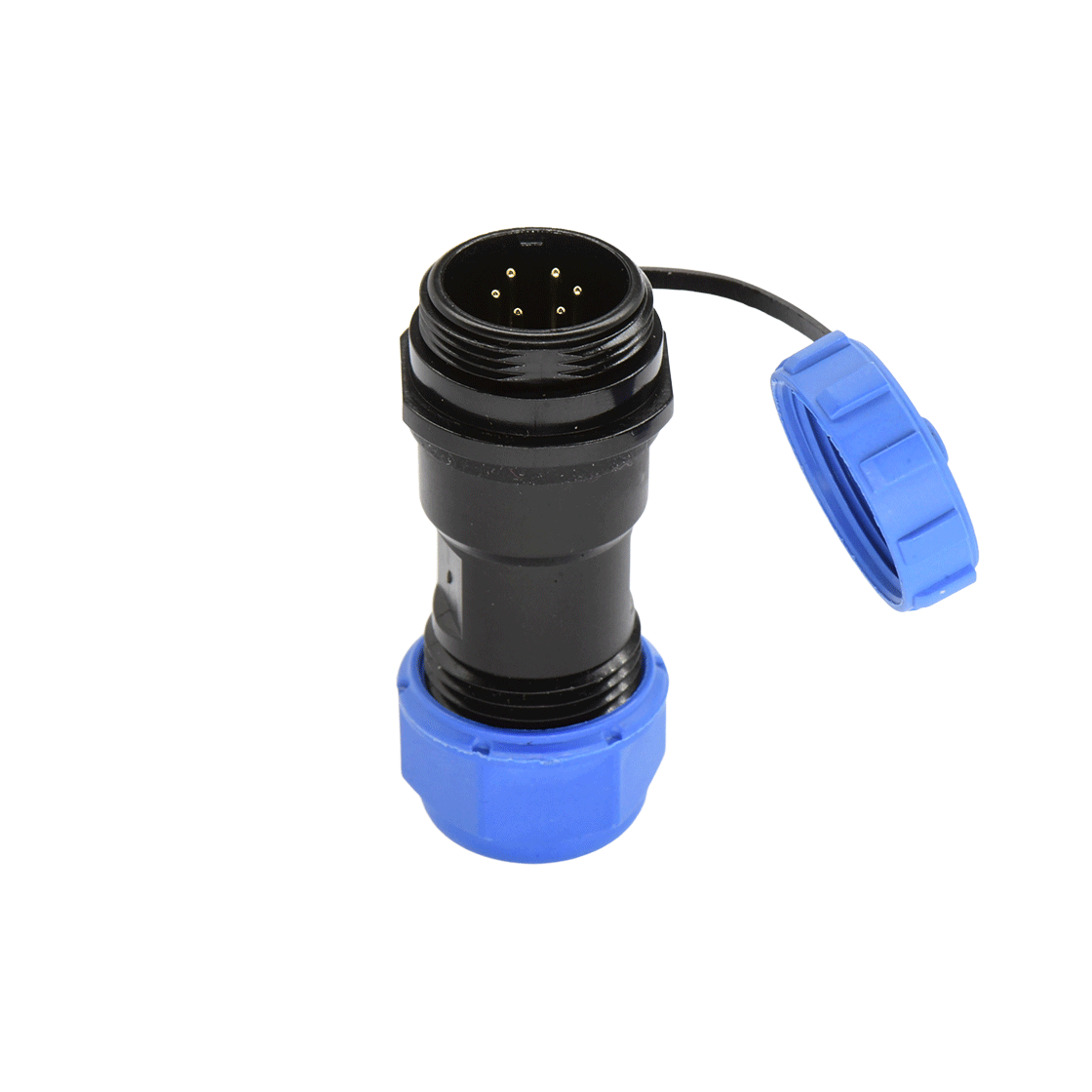 DP17系列 航空插头 6芯电缆对接公插座 电缆直径7-10mm