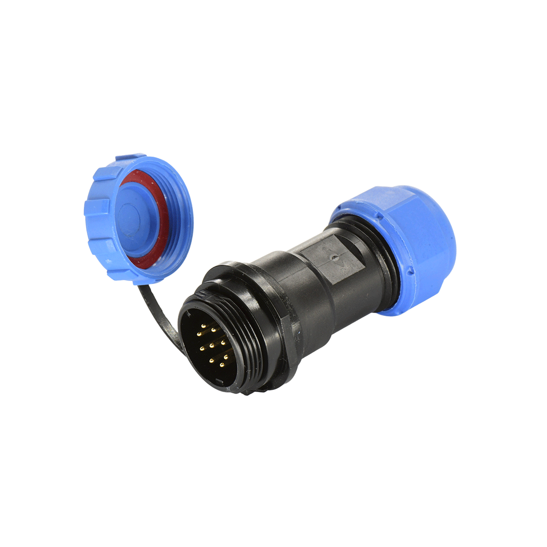 DP17系列 航空插头 9芯电缆对接公插座 电缆直径7-10mm