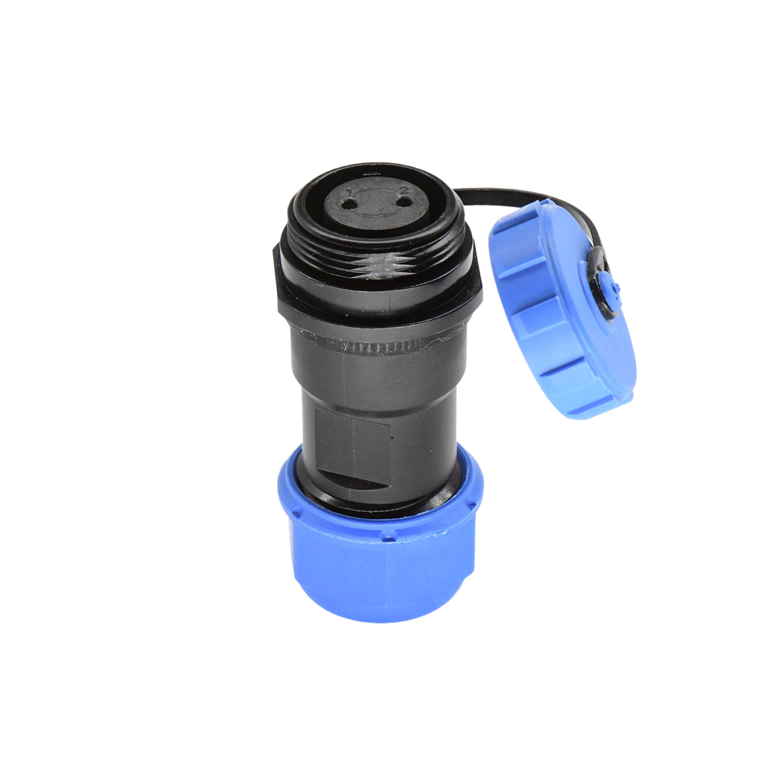 DP17系列 航空插头 2芯电缆对接母插座 电缆直径7-10mm