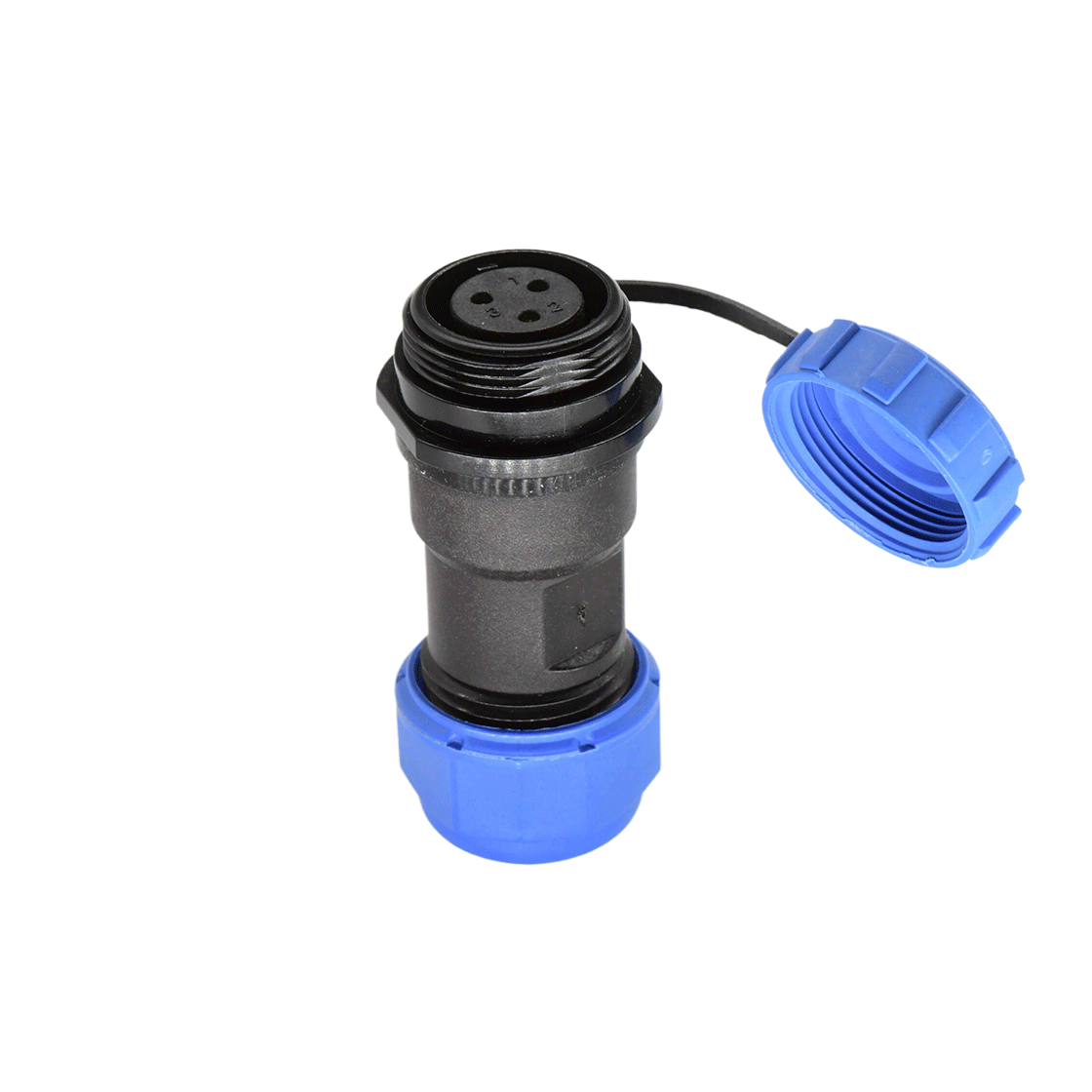 DP17系列 航空插头 3芯电缆对接母插座 电缆直径7-10mm