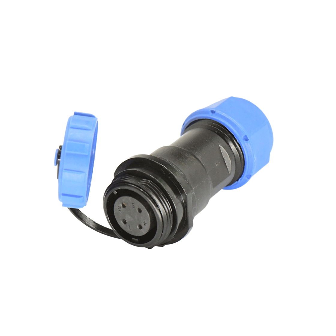 DP17系列 航空插头 4芯电缆对接母插座 电缆直径7-10mm