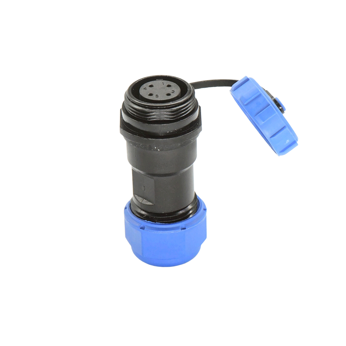 DP17系列 航空插头 4芯电缆对接母插座 电缆直径7-10mm