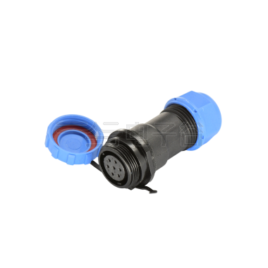 DP17系列 航空插头 7芯电缆对接母插座 电缆直径7-10mm