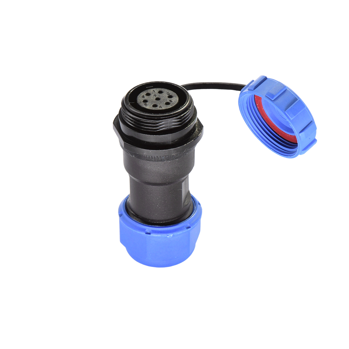 DP17系列 航空插头 9芯电缆对接母插座 电缆直径7-10mm