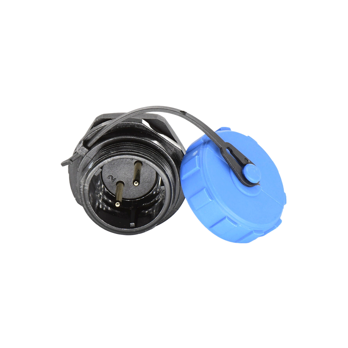 DP17系列 航空插头 2芯后螺母公插座