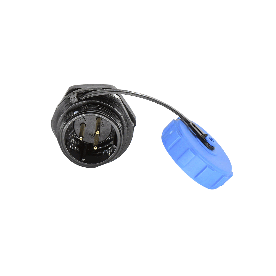 DP17系列 航空插头 3芯后螺母公插座