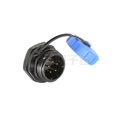 DP17系列 航空插头 5芯后螺母公插座