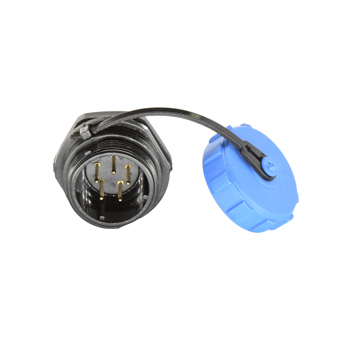 DP17系列 航空插头 5芯后螺母公插座