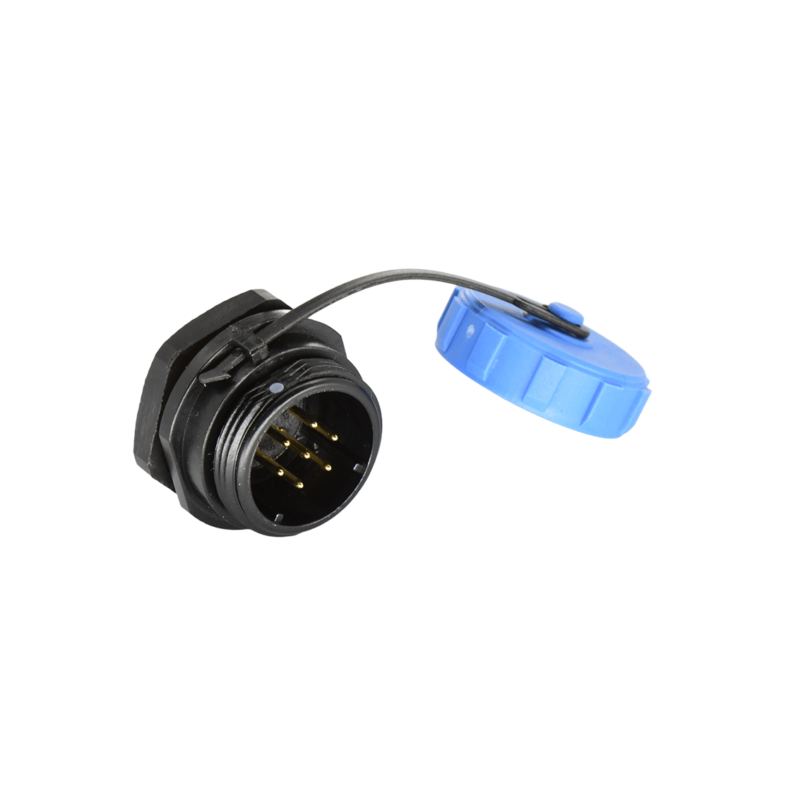 DP17系列 航空插头 7芯后螺母公插座