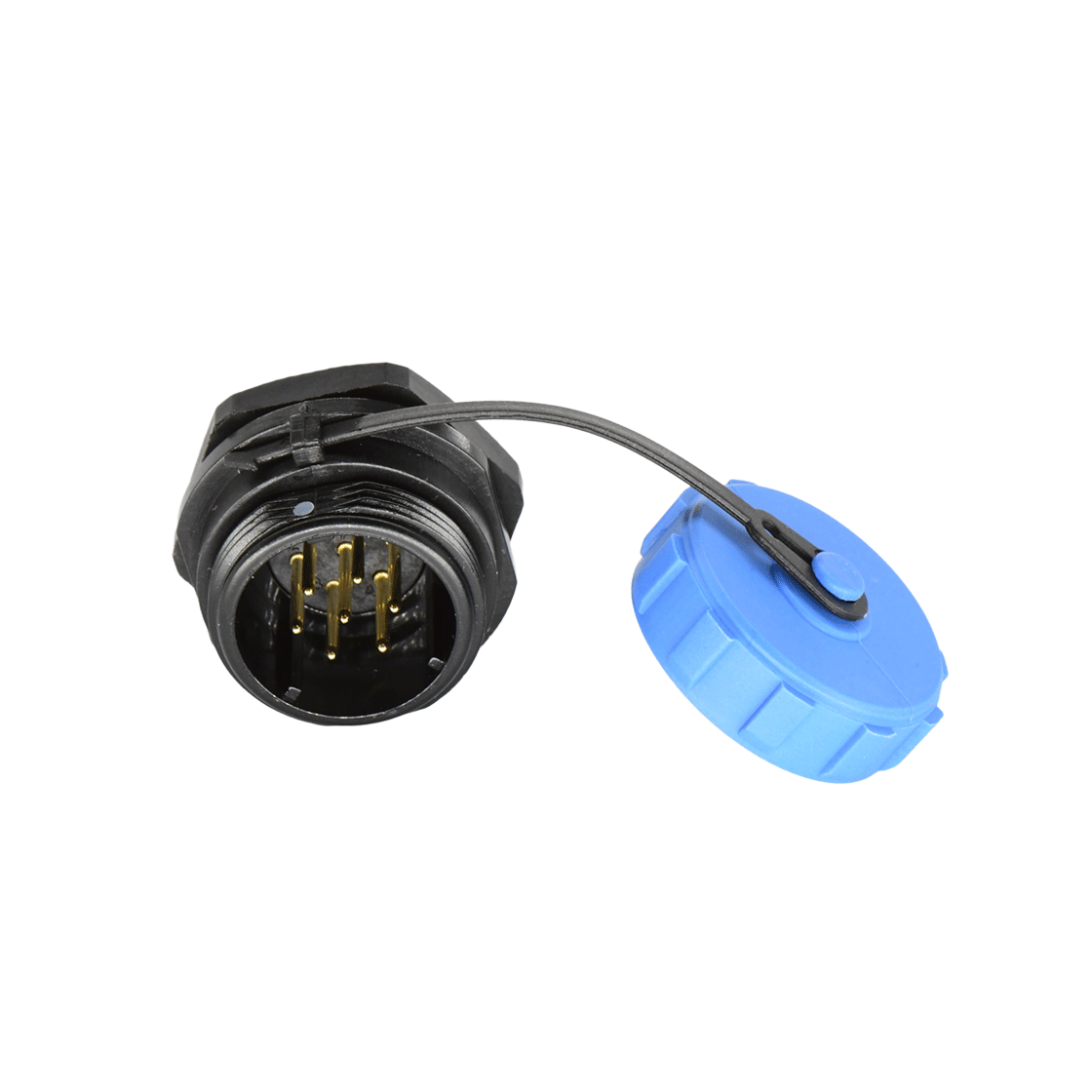 DP17系列 航空插头 7芯后螺母公插座