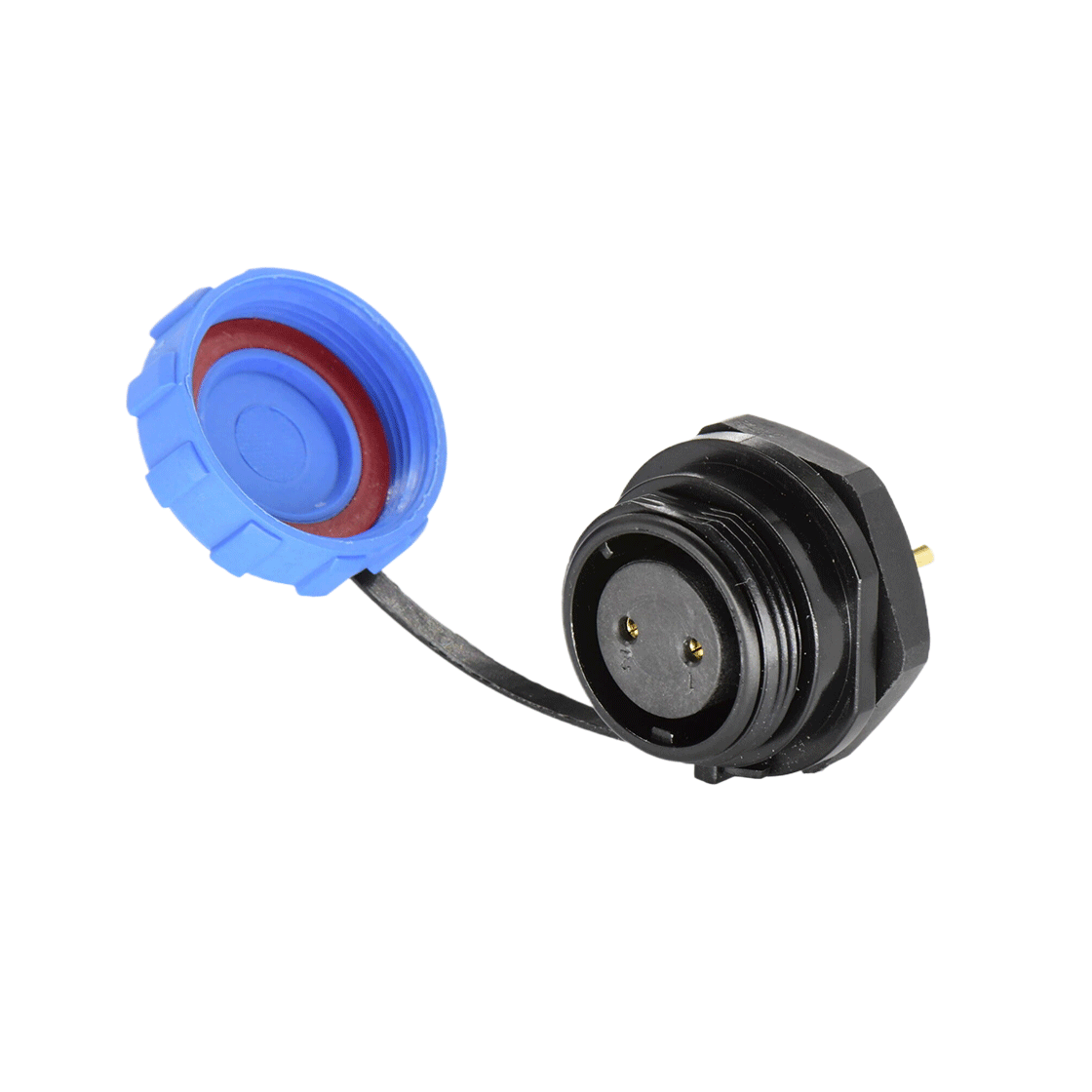 DP17系列 航空插头 2芯后螺母母插座