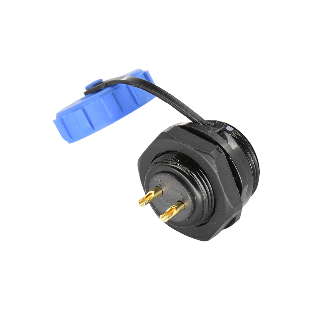 DP17系列 航空插头 2芯后螺母母插座