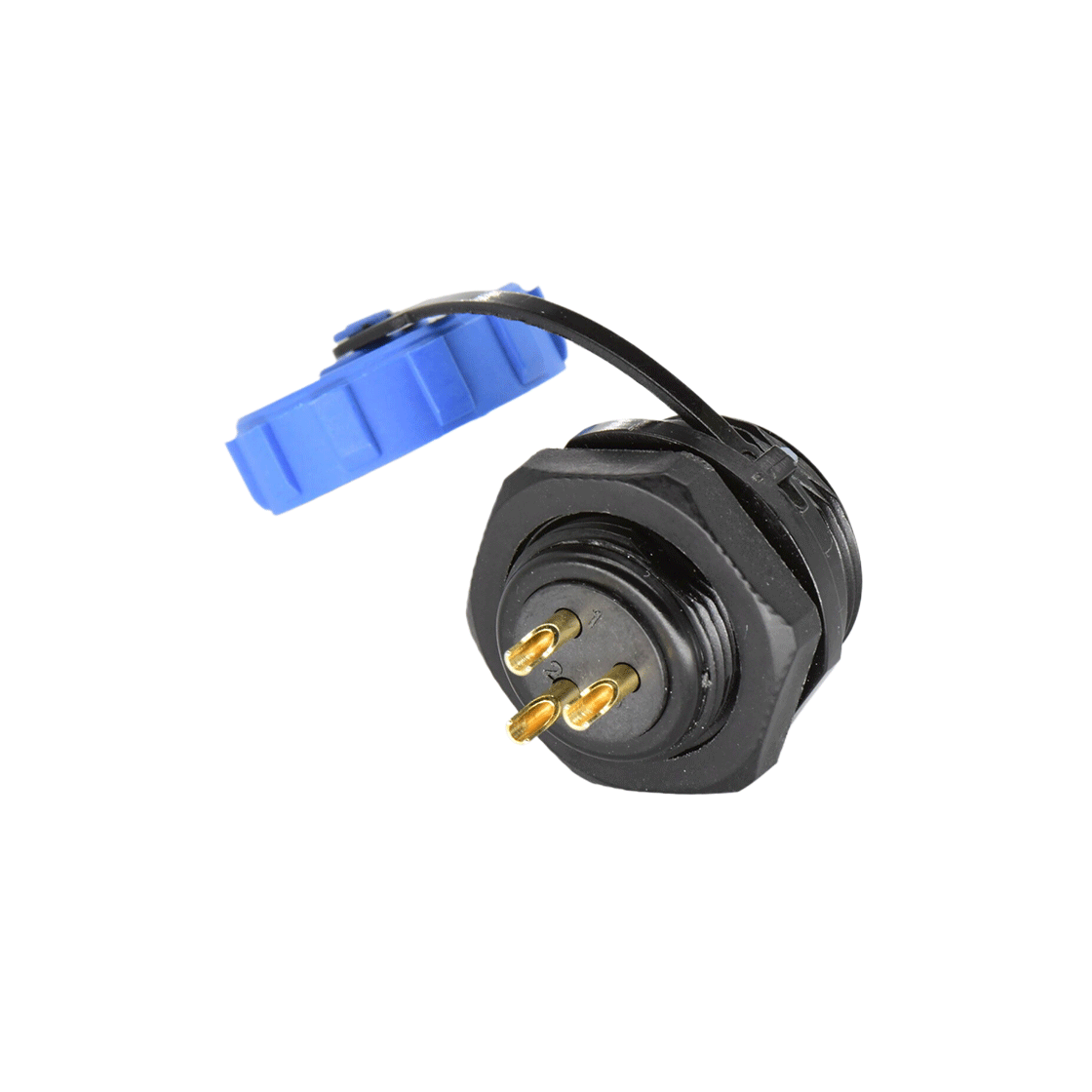 DP17系列 航空插头 3芯后螺母母插座