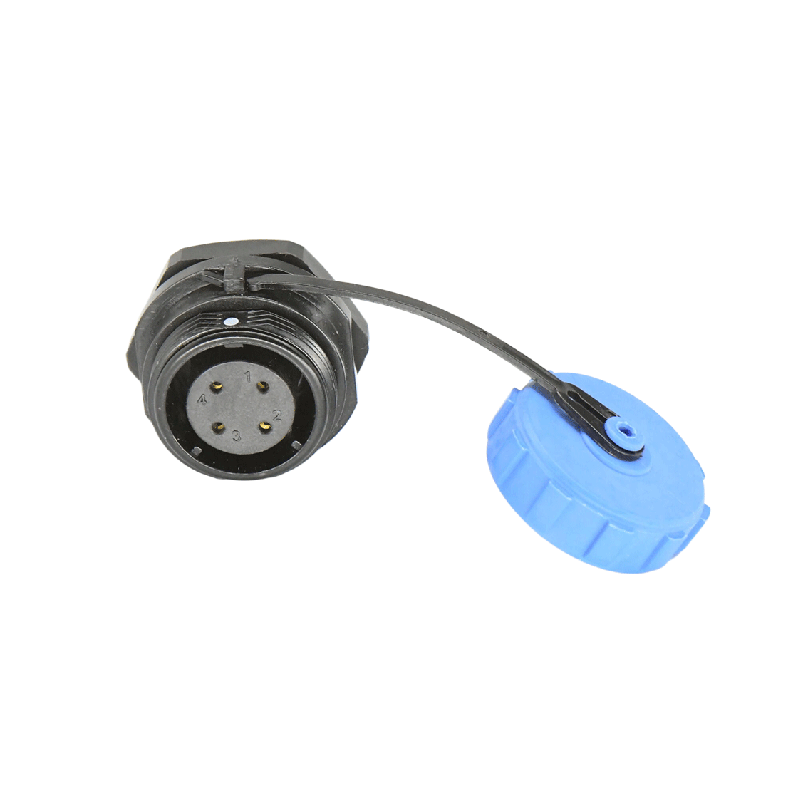 DP17系列 航空插头 4芯后螺母母插座