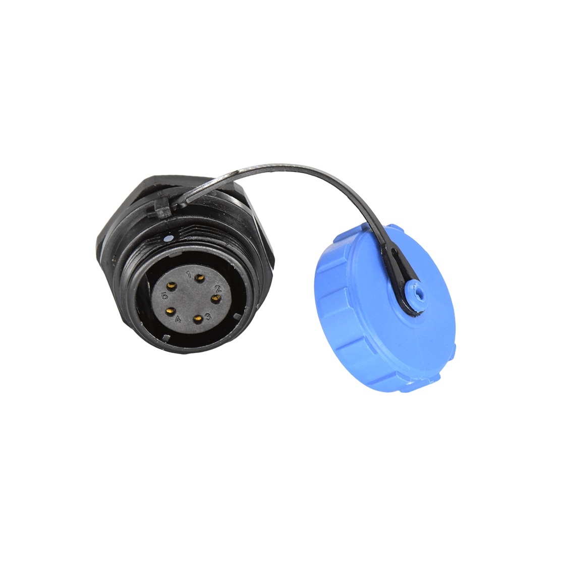 DP17系列 航空插头 5芯后螺母母插座