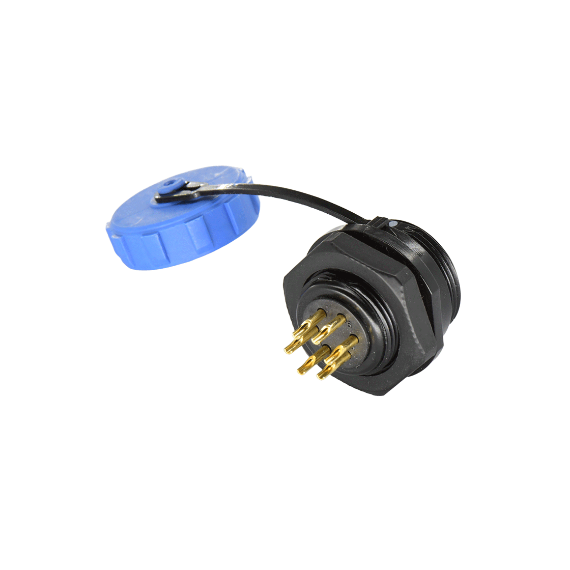 DP17系列 航空插头 7芯后螺母母插座