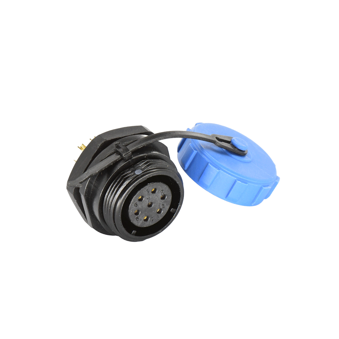 DP17系列 航空插头 7芯后螺母母插座