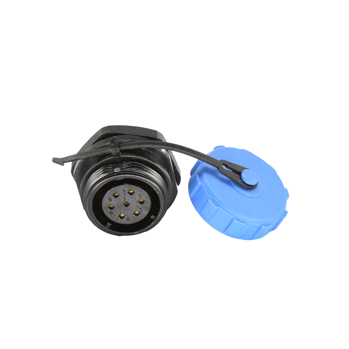 DP17系列 航空插头 7芯后螺母母插座