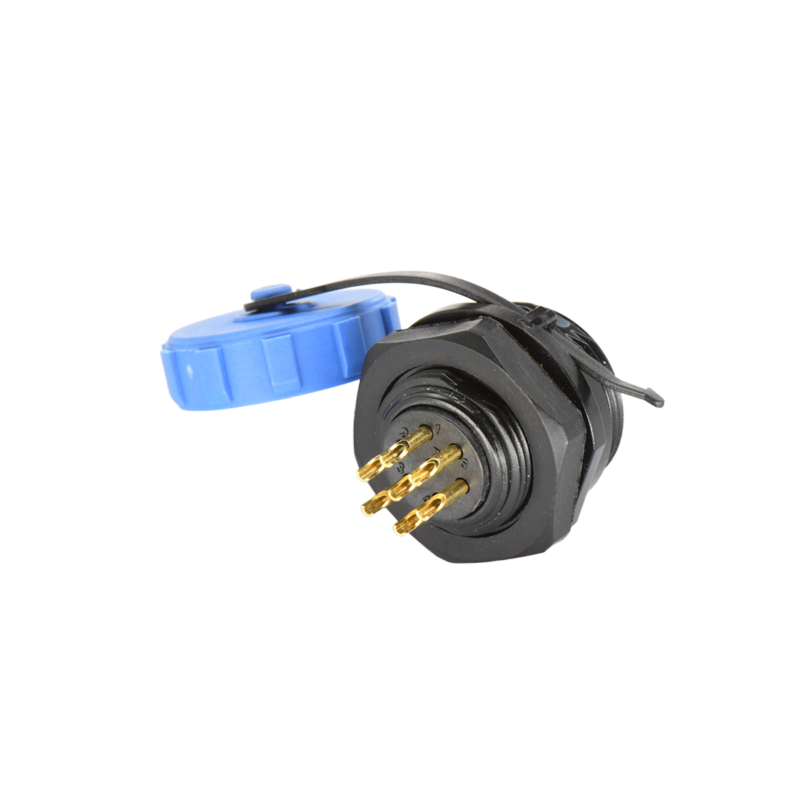 DP17系列 航空插头 7芯后螺母母插座