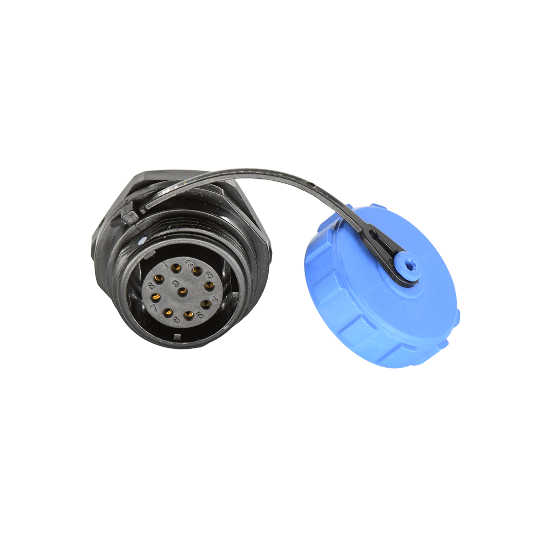 DP17系列 航空插头 9芯后螺母母插座