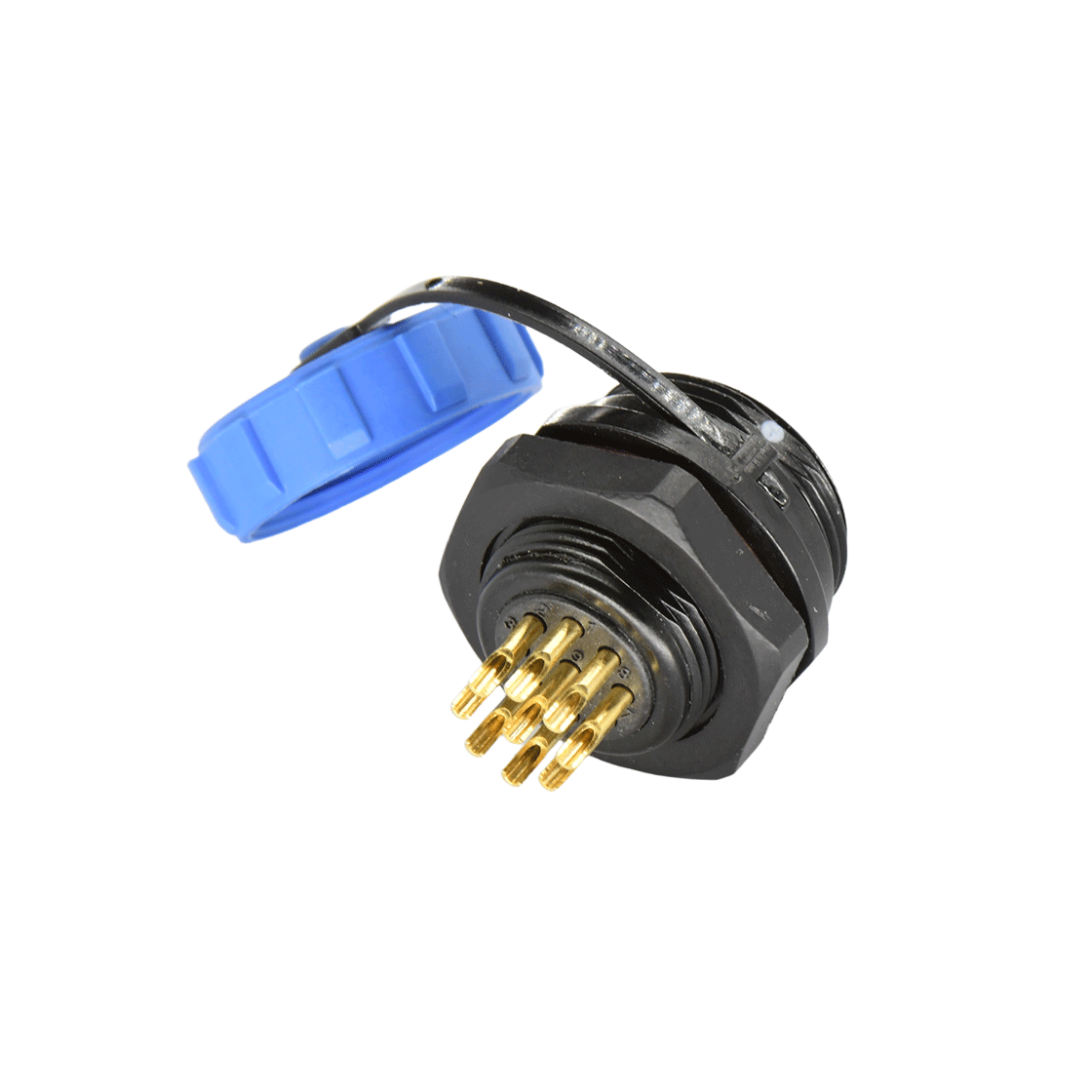 DP17系列 航空插头 9芯后螺母母插座