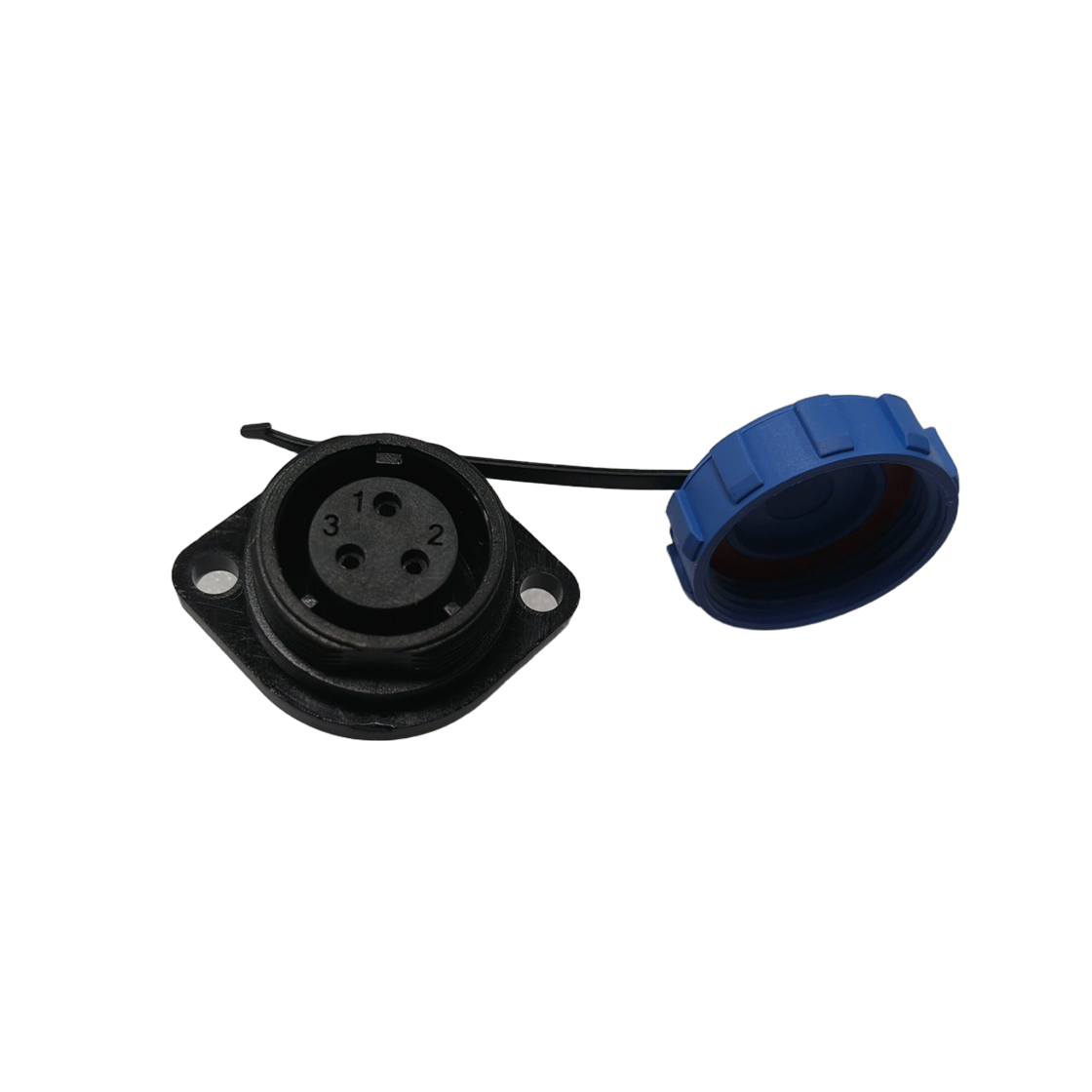 DP17系列 航空插 两孔法兰母插座